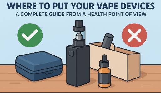 Where to Put Your Vape Devices: A Complete Guide from a Health Point of View